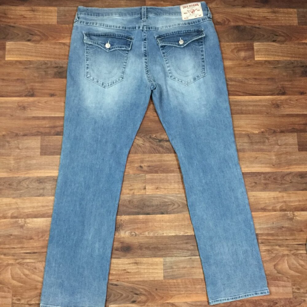 True Religion Ricky Relaxed Straight Jeans Mens Size 40 X 34